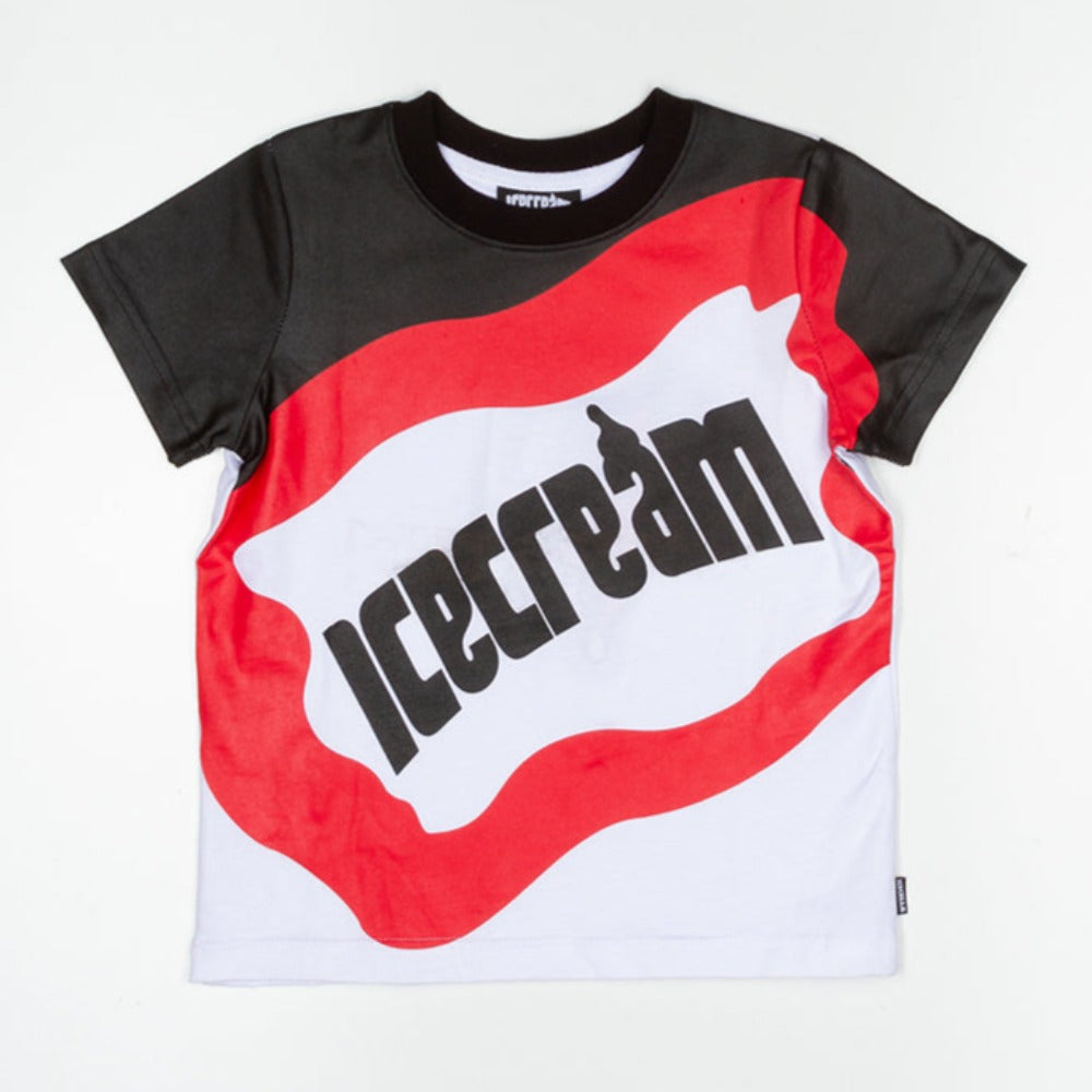 Ice Cream Cookie SS Knit Tee-White